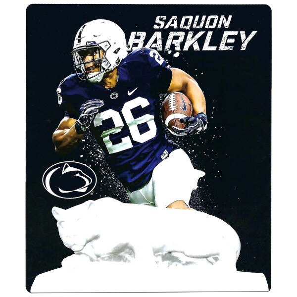 silk touch blanket Saquon Barkley Penn State Athletic Logo
